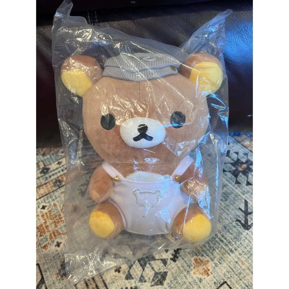 San-X Rilakumma In White Overalls Plush 9